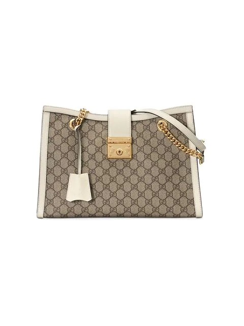 gucci padlock medium gg shoulder bag