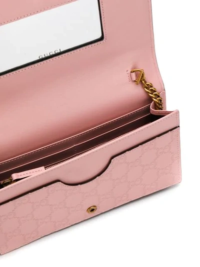 Shop Gucci Signature Shoulder Bag - Pink