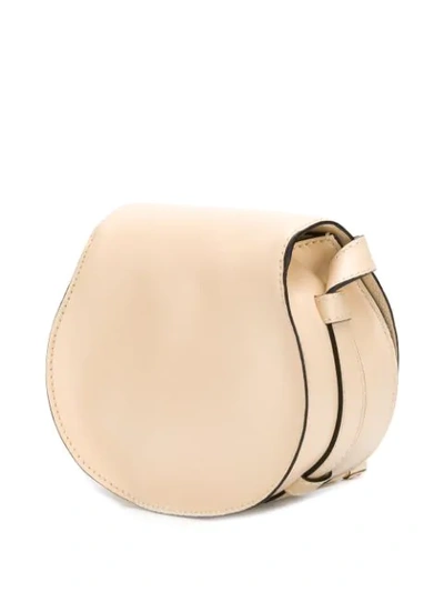 Shop Chloé Mini Marcie Bag In Neutrals