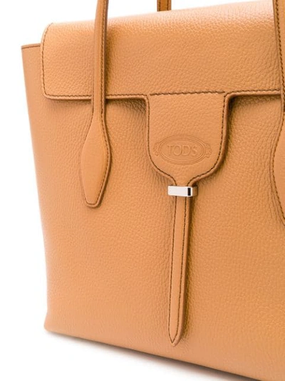 Shop Tod's Joy Shoulder Bag In Neutrals