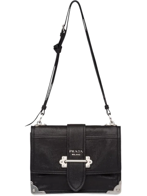 prada cahier bag black