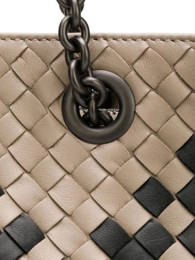 Shop Bottega Veneta Woven Tote Bag In Neutrals