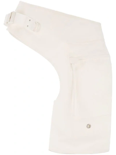 Shop Rick Owens Belt Chap Bag In White
