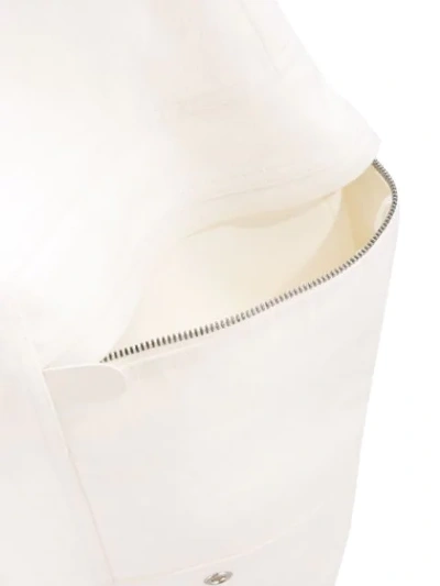 Shop Rick Owens Belt Chap Bag In White
