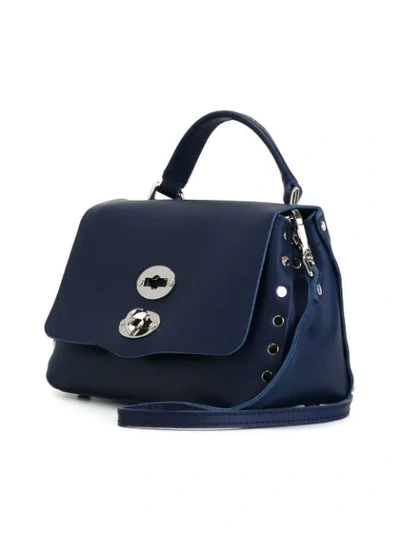 Shop Zanellato Small Postina Crossbody Bag - Blue