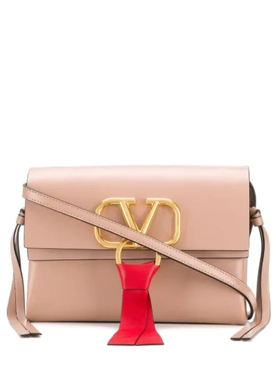 Shop Valentino Garavani Vring Crossbody Bag In Pink