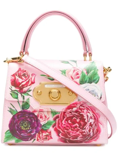 Shop Dolce & Gabbana Welcome Tote In Pink