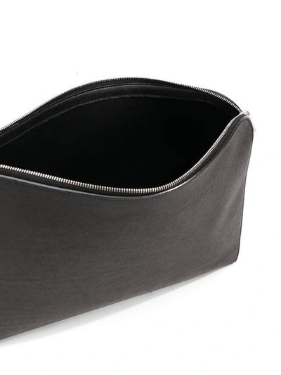 Shop Rick Owens Zipped Clutch In Black