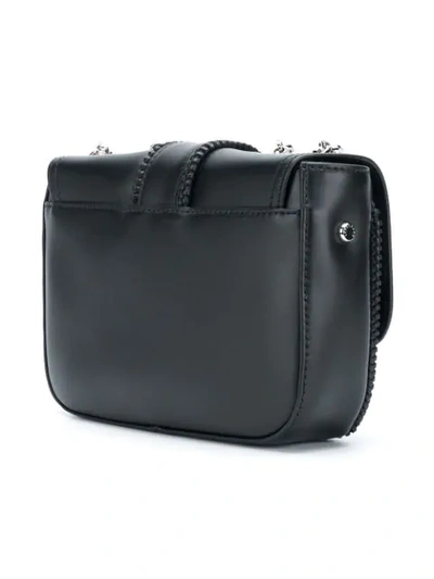 Shop Longchamp Buckled Cross Body Bag In Black