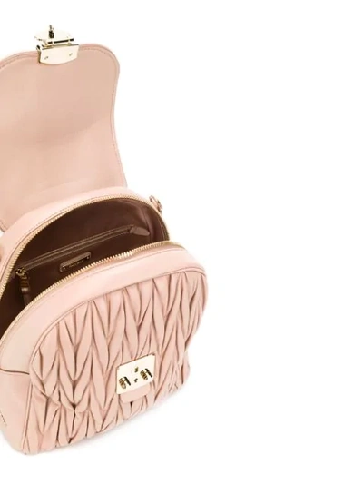 MIU MIU MATELASSÉ BACKPACK - 粉色