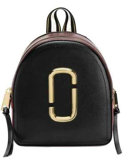 Shop Marc Jacobs Pack Shot Backpack In 011 Black/red
