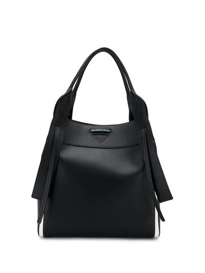 Shop Prada Ouverture Large Tote Bag In Black