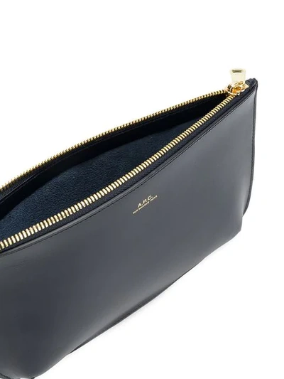 Shop Apc Sarah Clutch Bag In Black