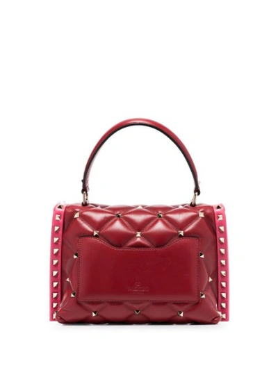 VALENTINO VALENTINO GARAVANI CANDYSTUD TOTE - 红色