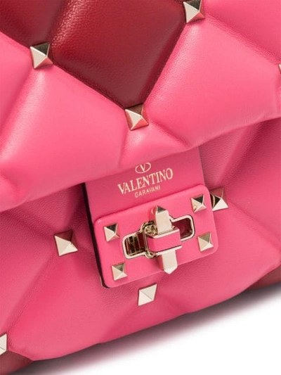 VALENTINO VALENTINO GARAVANI CANDYSTUD TOTE - 红色