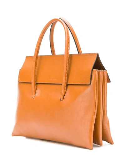Shop Marni Caddy Tote In Brown