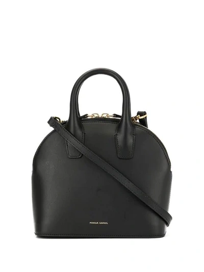 Shop Mansur Gavriel Mini Top Handle Bag In Black