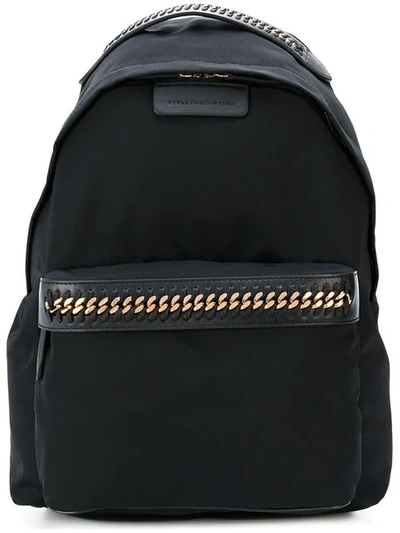 Shop Stella Mccartney Falabella Go Backpack In 1000 Black