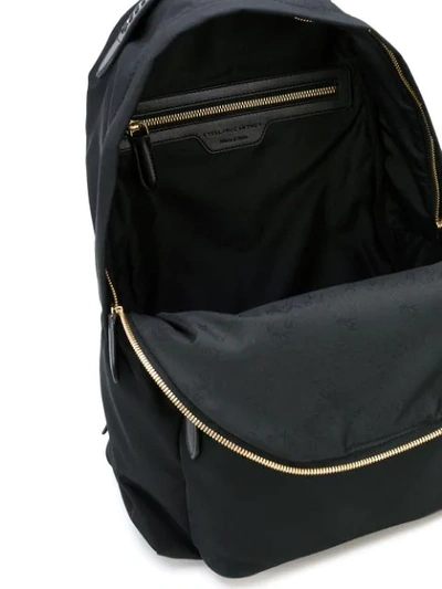 Shop Stella Mccartney Falabella Go Backpack In 1000 Black