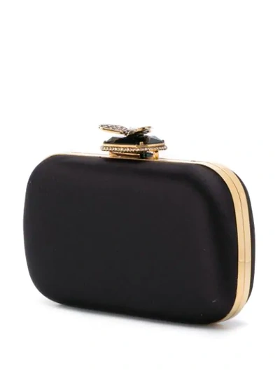 ALEXANDER MCQUEEN BUTTERFLY BOX CLUTCH - 黑色