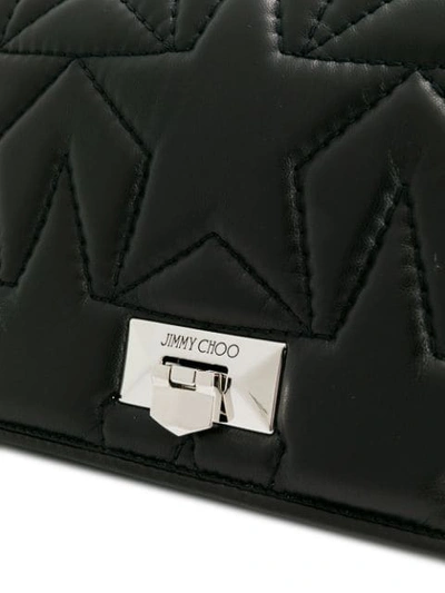 Shop Jimmy Choo Small Helia Shoulder Bag In Black