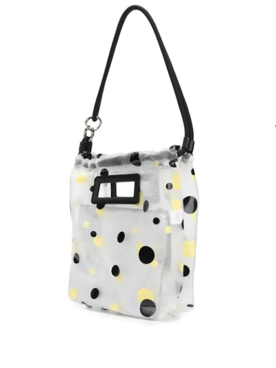 Shop Kenzo Polka Dot Tote In White