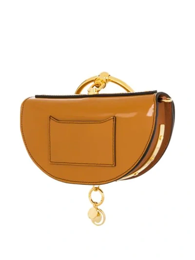 Shop Chloé Mini Nile Bag In Brown