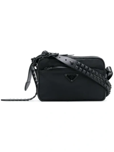 Shop Prada Vela Camera Bag In Black