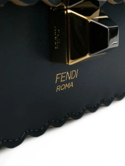 Shop Fendi Kan I Small Shoulder Bag In Blue