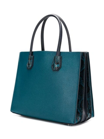 Shop Michael Michael Kors Mercer Tote - Blue