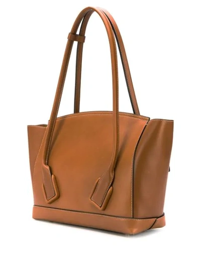 Shop Bottega Veneta Arco 48 Tote Bag In Brown