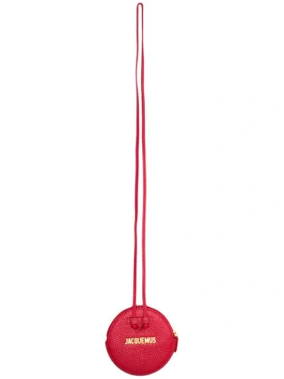 Shop Jacquemus Logo Coin Purse - Farfetch In Red