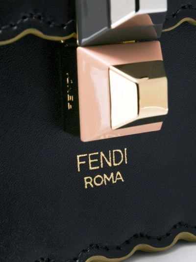 Shop Fendi Small Kan I Bag In Black