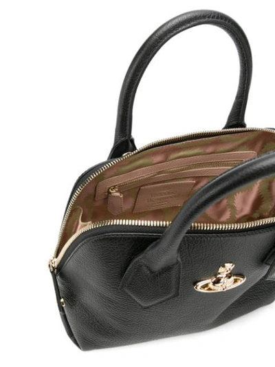 Shop Vivienne Westwood Alex Business Tote Bag In N401 Black