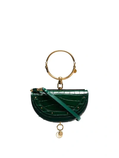 Shop Chloé Nile Minaudière Bag - Green