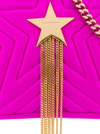 Shop Stella Mccartney Mini 'stella Star' Schultertasche In Pink
