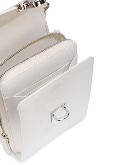 Shop Yohji Yamamoto Insert Lock Pouch In White