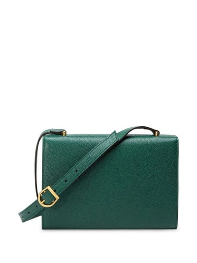 Shop Gucci Small Zumi Shoulder Bag In Green