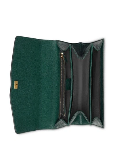 Shop Gucci Small Zumi Shoulder Bag In Green