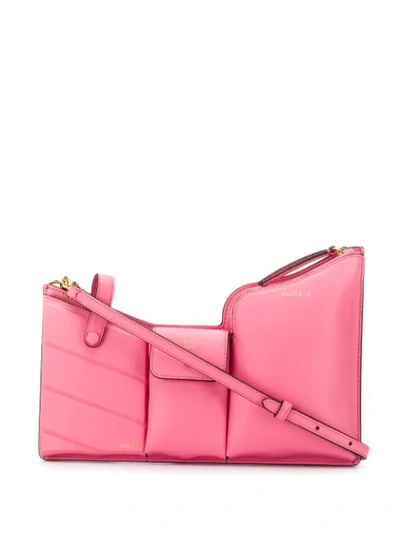 Shop Fendi 3 Pockets Mini Bag In Rosa