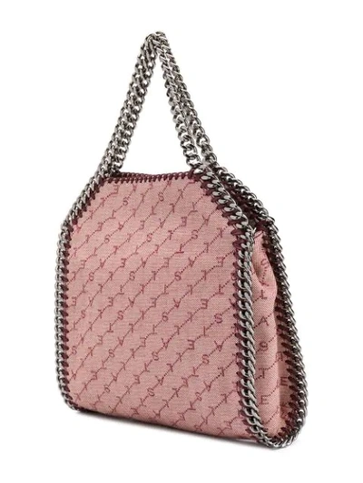 Shop Stella Mccartney Falabella Small Tote Bag In Pink