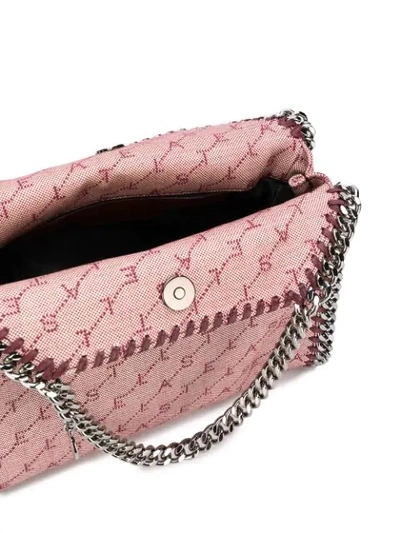 Shop Stella Mccartney Falabella Small Tote Bag In Pink