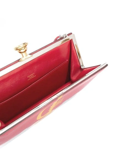 Pre-owned Hermes 1989  Sac A Malice Shoulder Bag In Red