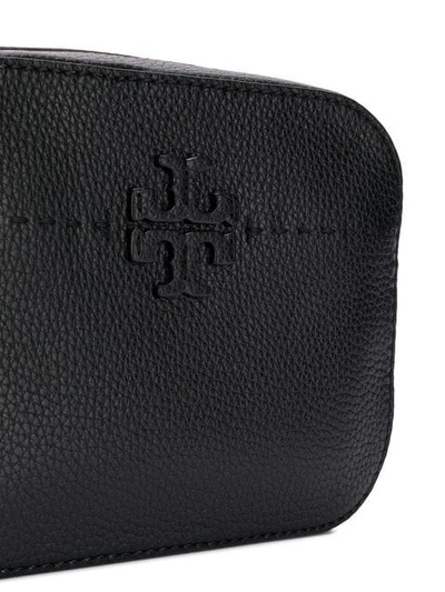 Shop Tory Burch Mcgraw Cross Body Bag In Black