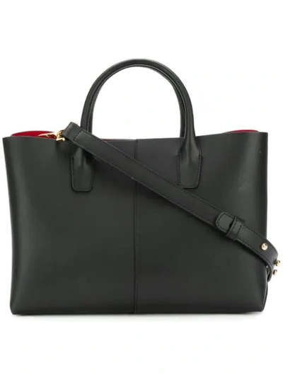 Shop Mansur Gavriel Mini Folded Bag In Black