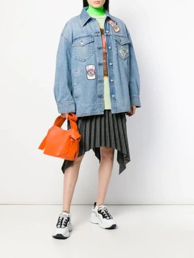 Shop Acne Studios Musubi Mini Bag In Ac4-orange