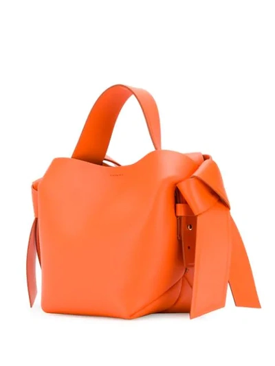 Shop Acne Studios Musubi Mini Bag In Ac4-orange