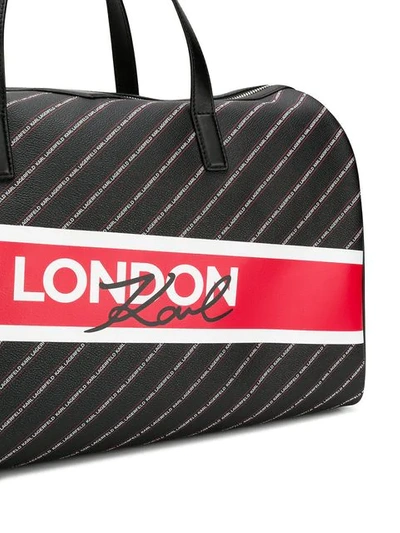 KARL LAGERFELD K/CITY WEEKENDER LONDON旅行包 - 黑色
