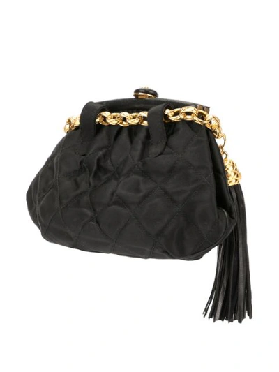 Pre-owned Chanel Chain腰包 In Black
