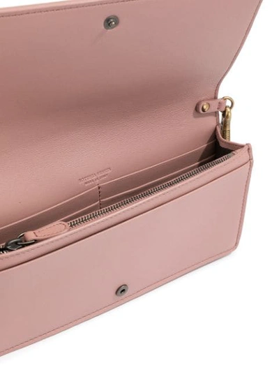 Shop Bottega Veneta Small Chain Crossbody Bag In Pink